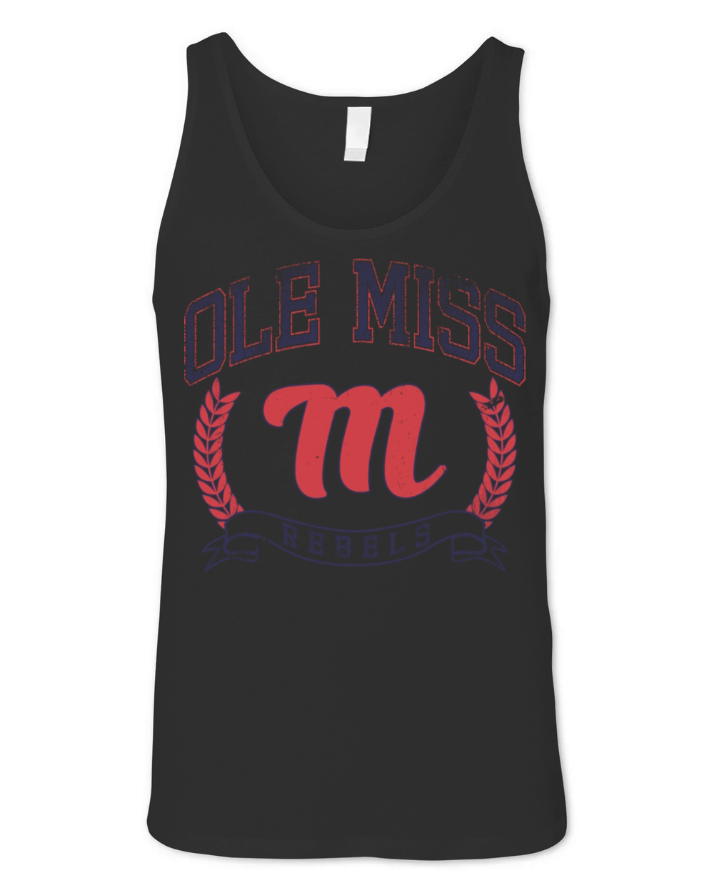 Mississippi Rebels Victory Vintage Secondary Unisex Jersey Tank