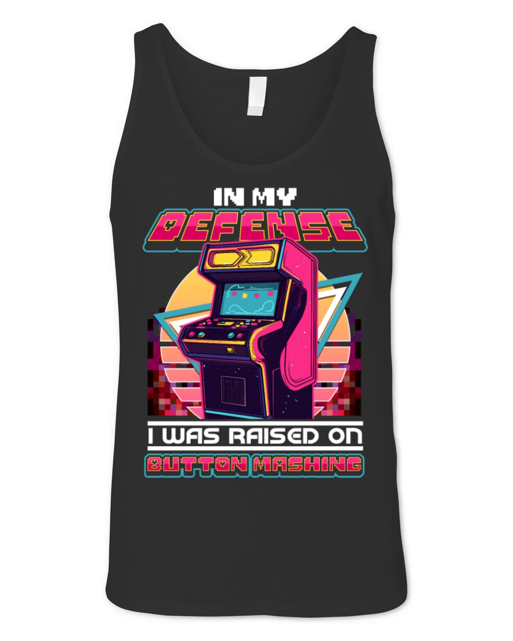 Retro video Game Retro Gamer Old School Vintage Ga Unisex Jersey Tank