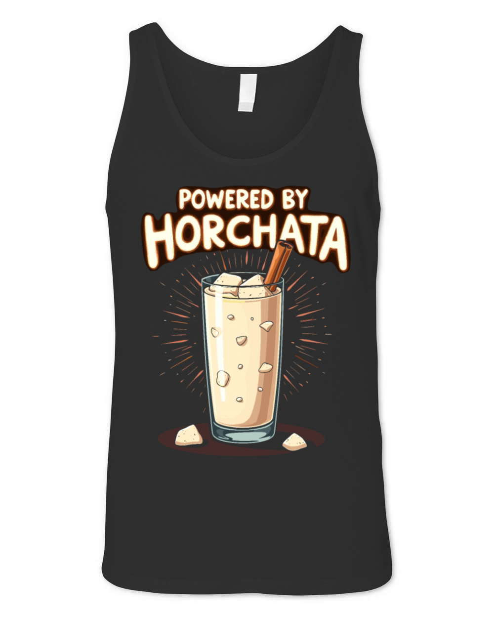 Vintage Retro Style Horchata Mexican Drink Summer Unisex Jersey Tank