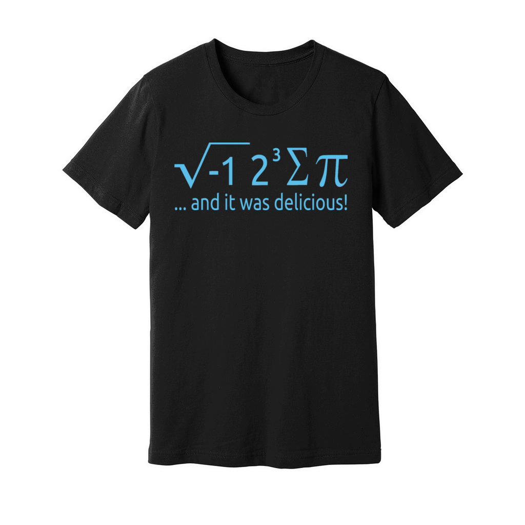 I Ate Some Pie And It Was Delicious 8 Pi Day 2BK3 Unisex Jersey Tee
