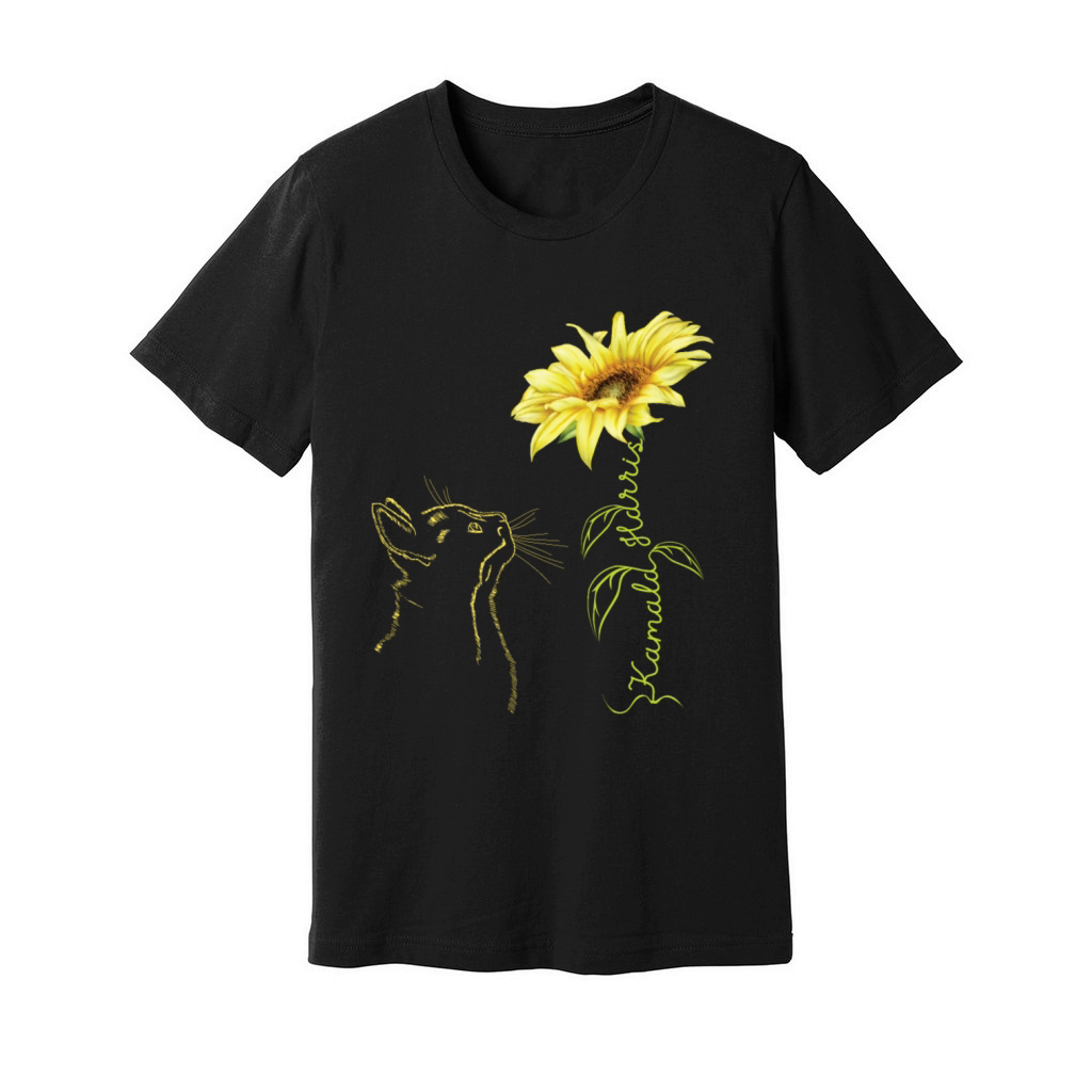 Kamala Harris For President 2024 Sunflower Vintage Unisex Jersey Tee