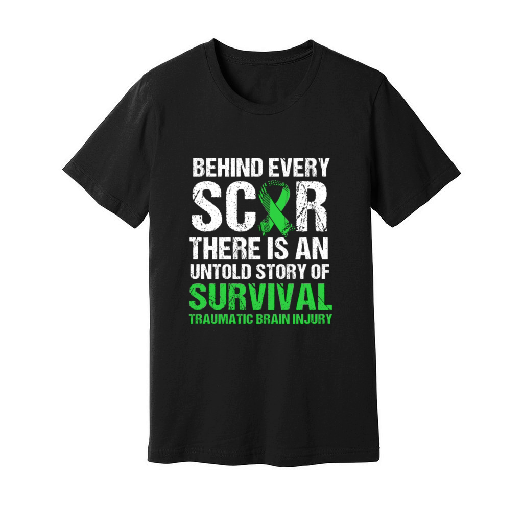 Traumatic Brain Injury Awareness For TBI Survivor Unisex Jersey Tee
