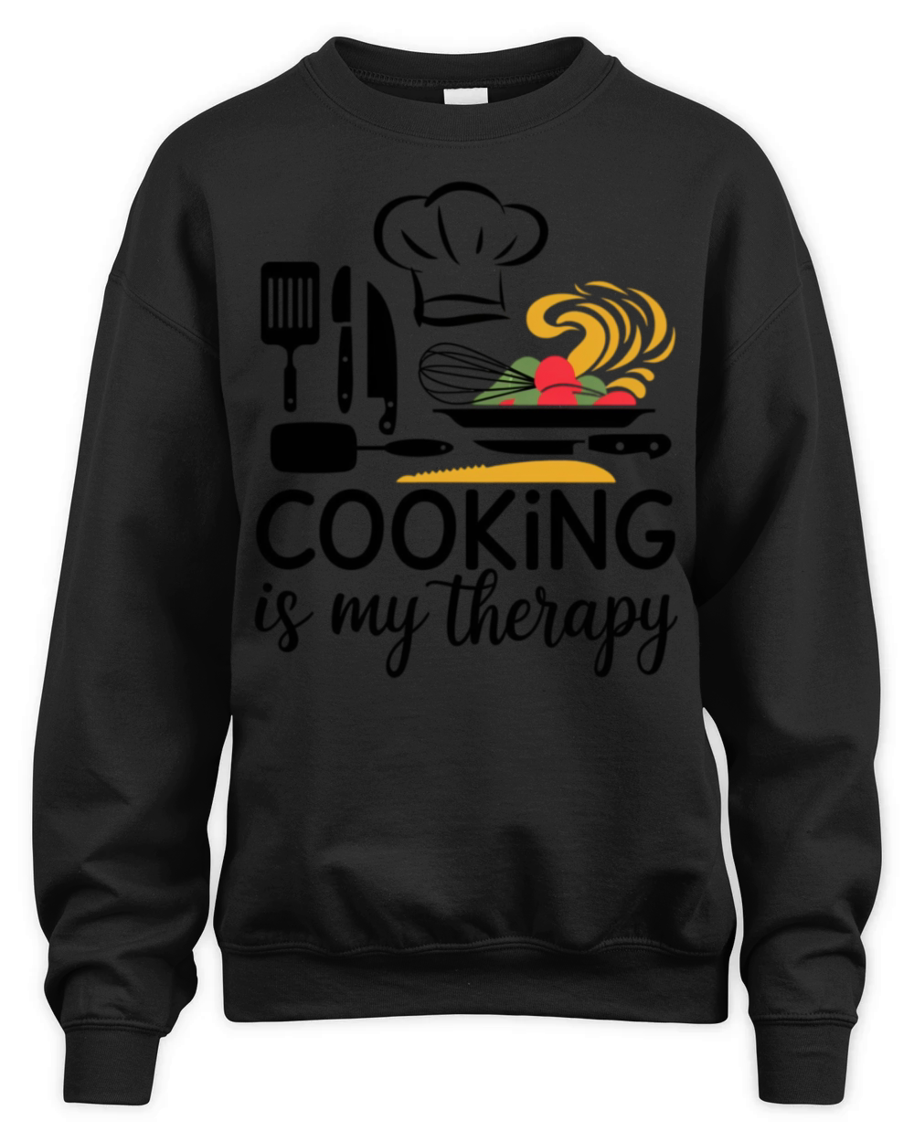 Cooking is my Therapy Unisex Premium Crewneck Sweatshirt