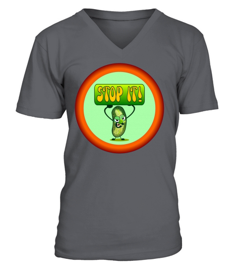 STOP IT - CUCUMBER SALAD TREND V-Neck T-shirt