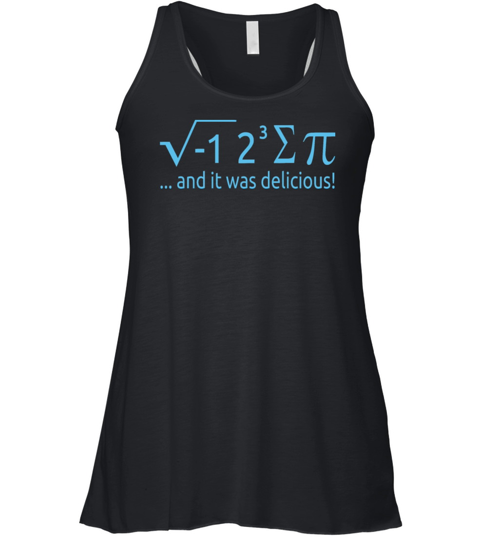 I Ate Some Pie And It Was Delicious 8 Pi Day 2BK3 Women's Flowy Tank Top