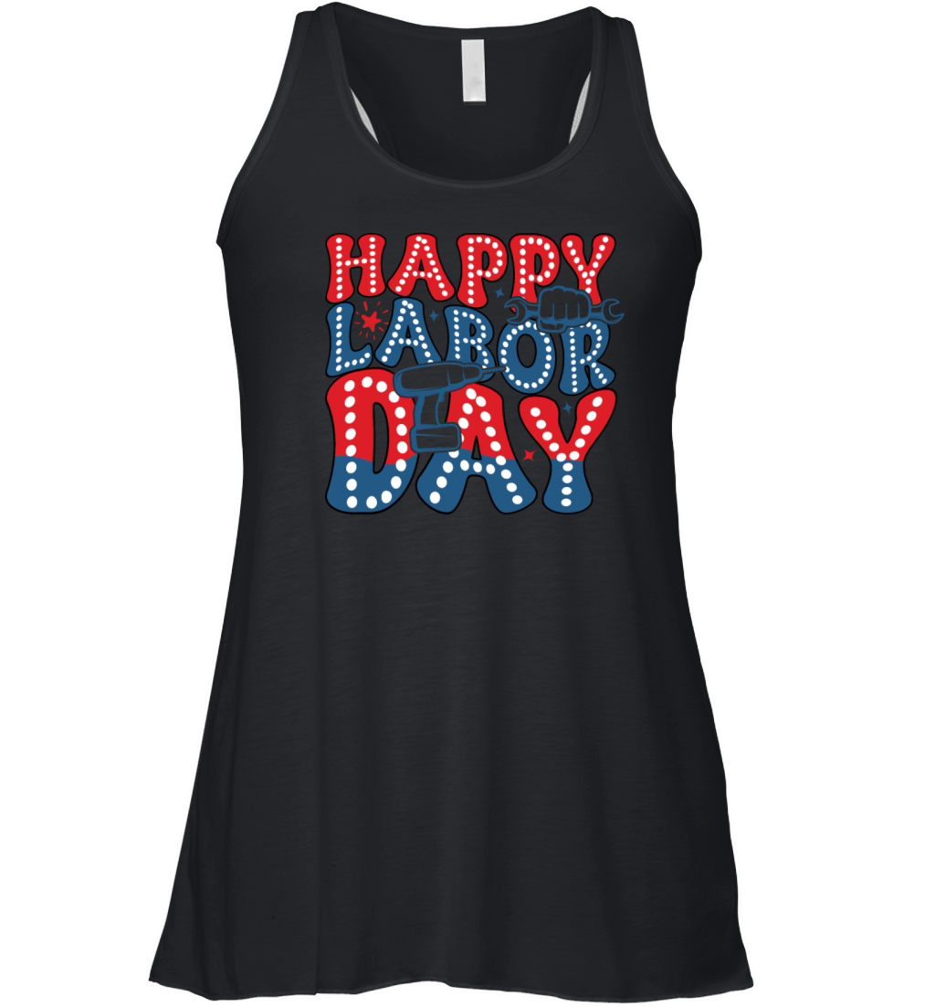 Retro Labor Day Women's Flowy Tank Top