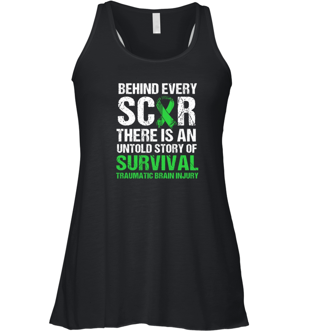 Traumatic Brain Injury Awareness For TBI Survivor Women's Flowy Tank Top