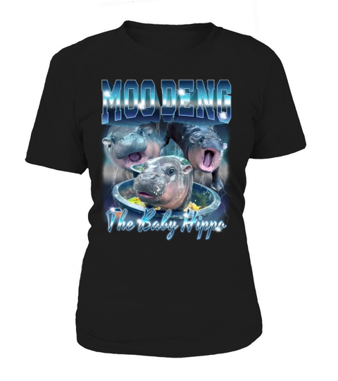 Moo Deng The Baby Hippo Women's T-Shirt