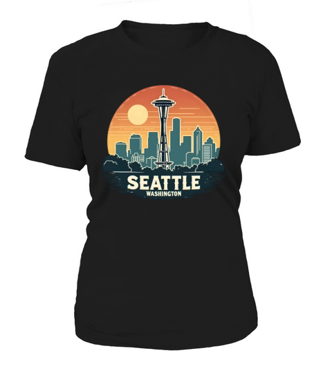 Vintage Seattle Washington Women's T-Shirt