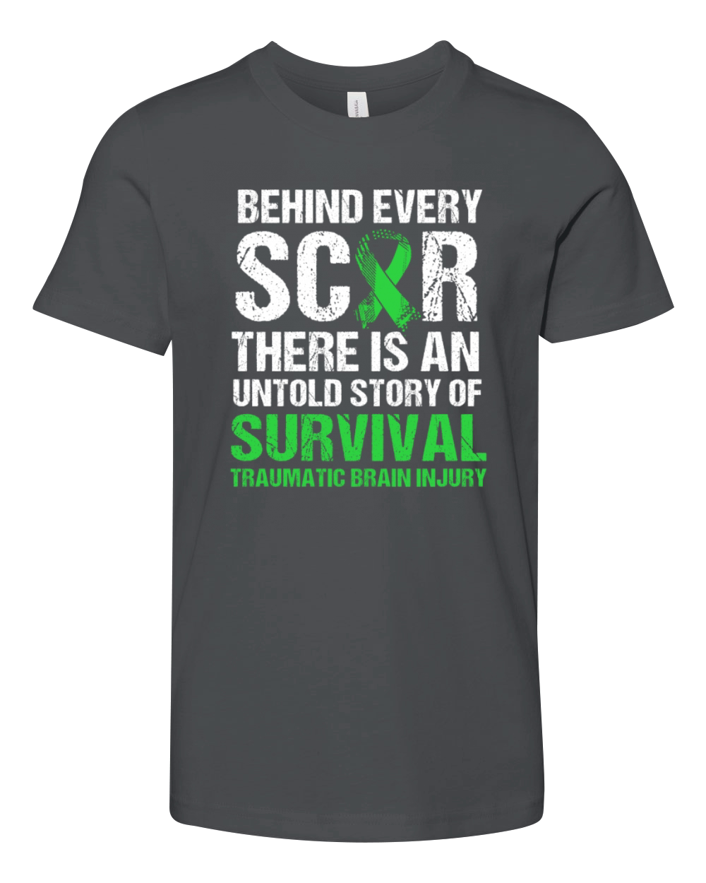 Traumatic Brain Injury Awareness For TBI Survivor Youth Unisex Jersey Tee