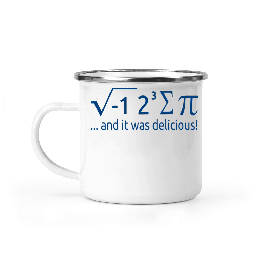 I Ate Some Pie And It Was Delicious 8 Pi Day 2WH3 Camping Mug