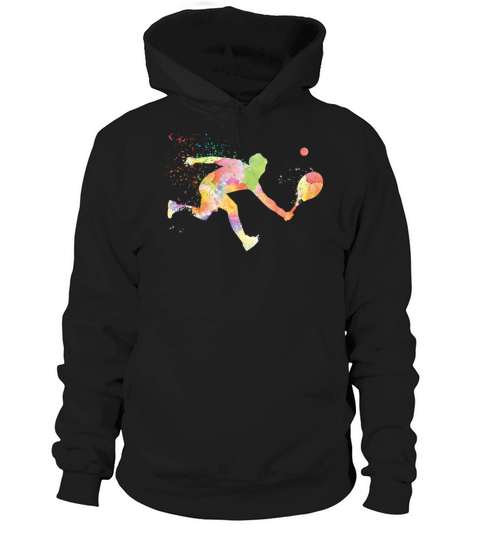 Funny Tennis Player Racket Hoodie Unisex