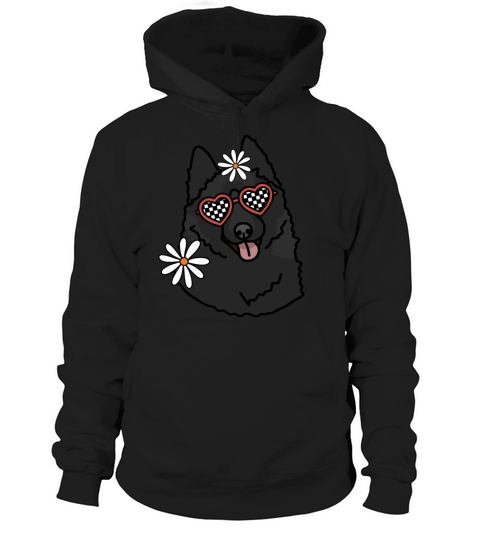 Schipperke Retro Dog Hoodie Unisex