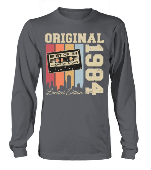 1984 Vintage Jahrgang Retro Geburtstag Long sleeved Unisex