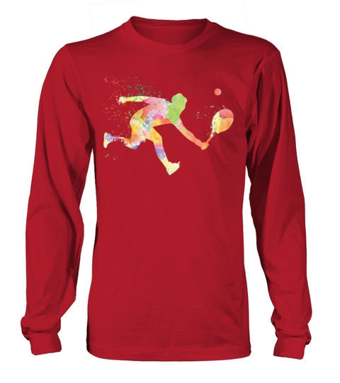 Funny Tennis Player Racket Long sleeved Unisex