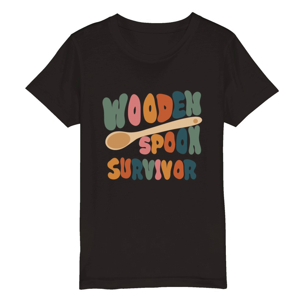Wooden spoon Survivor Organic Kids Crewneck T-shirt