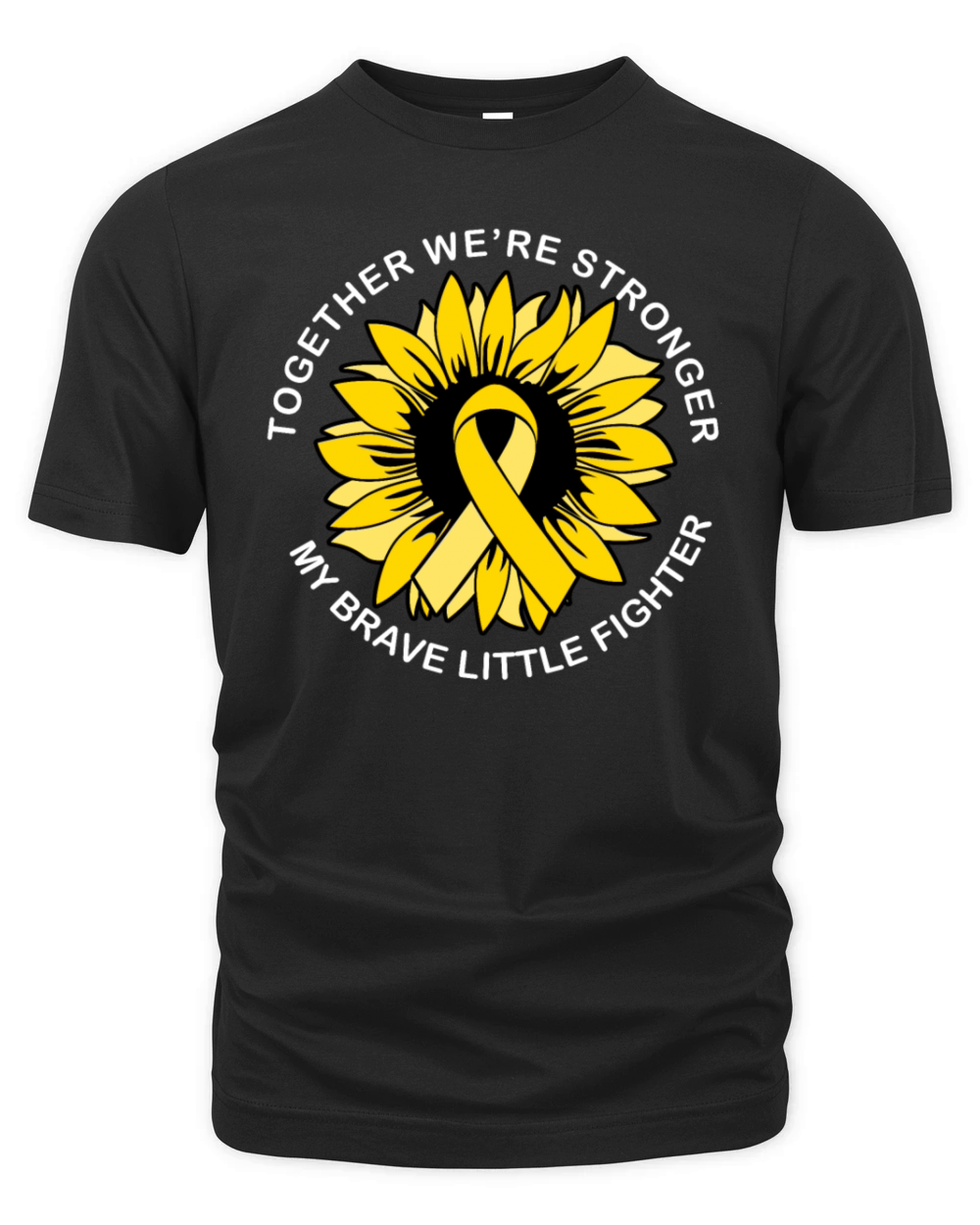Brave Little Fighter Child Cancer Awareness Shirt Organic Unisex T-shirt