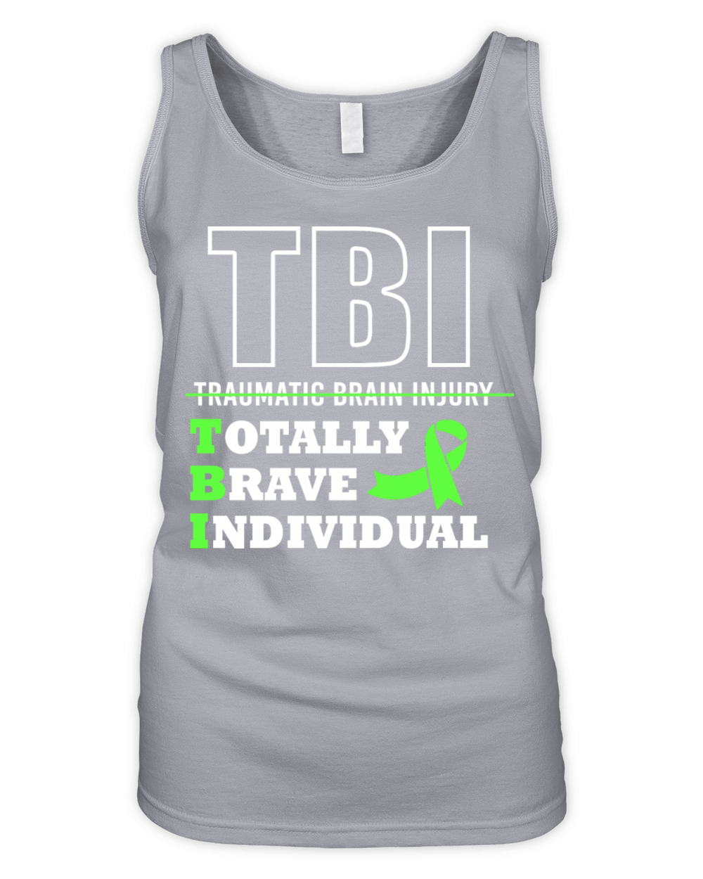 Totally Brave Individual Traumatic Brain Injury Organic Women's Tank Top