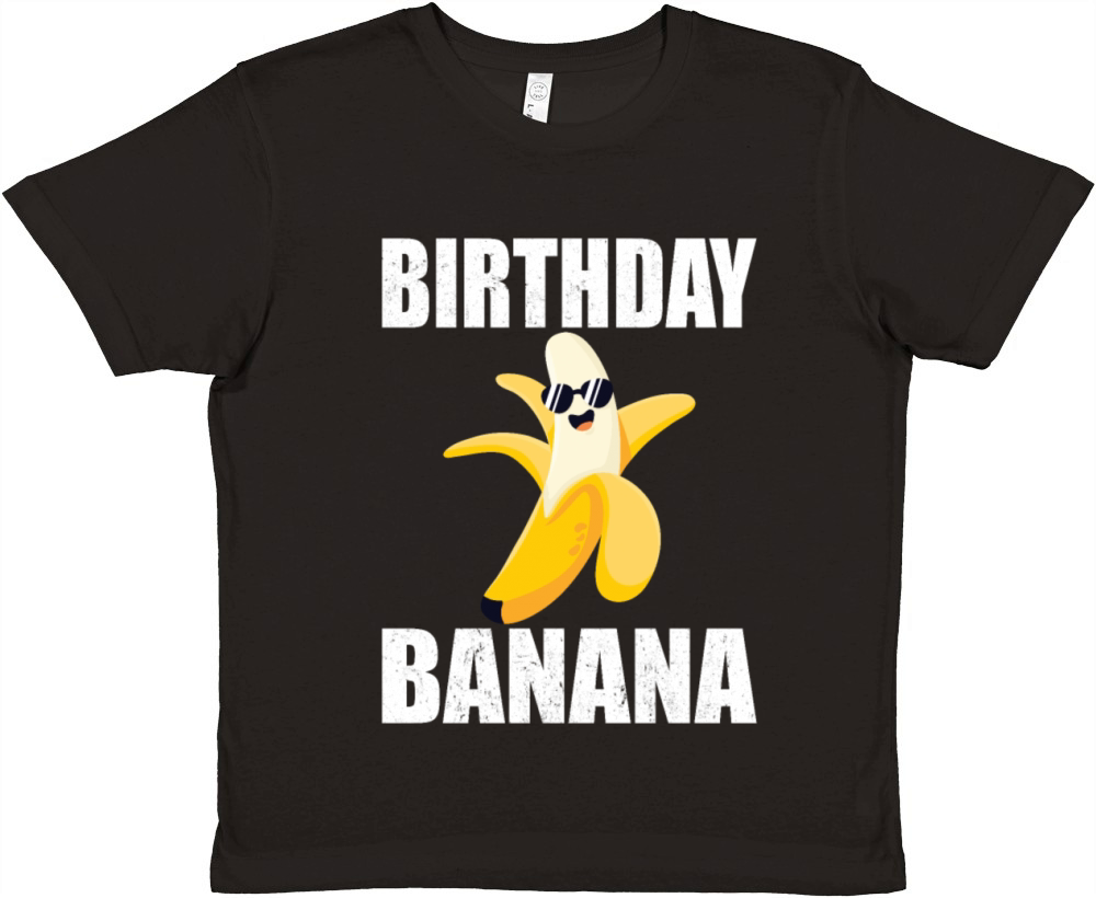 Birthday Banana Vintage Bday Bananas Party Premium Kids Crewneck T-shirt