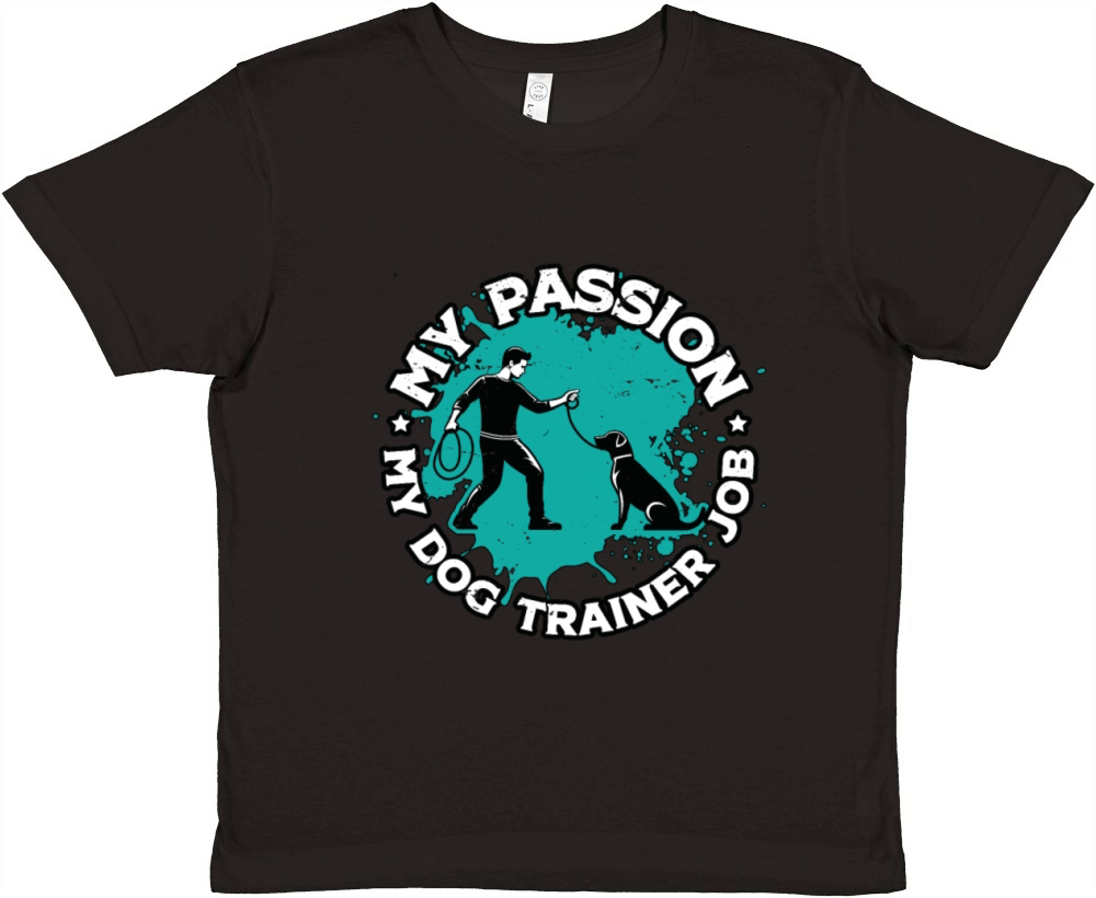 Dog Trainer My Passion My Dog Animal Behaviorist Premium Kids Crewneck T-shirt