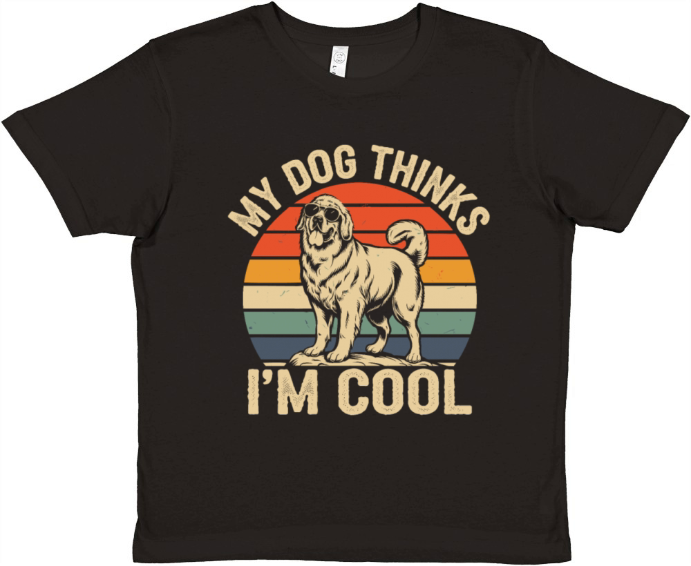 Maremma Sheepdog My Dog Thinks Im Cool Premium Kids Crewneck T-shirt