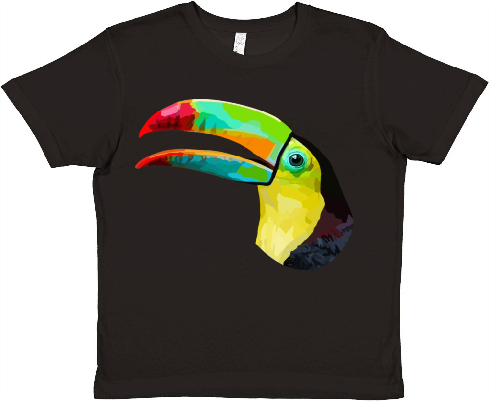 Toucan Bird Premium Kids Crewneck T-shirt