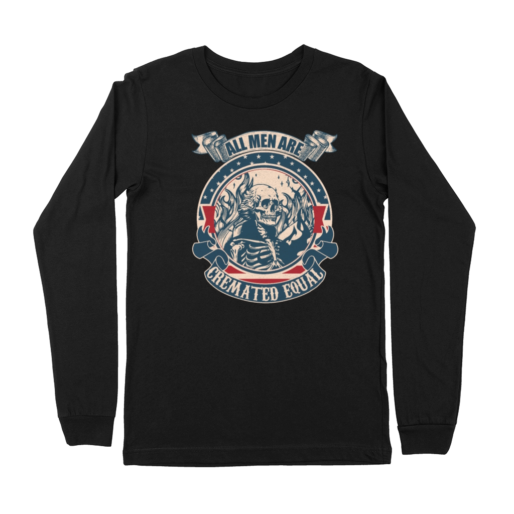 All men are cremated equal vintage Premium Long Sleeve