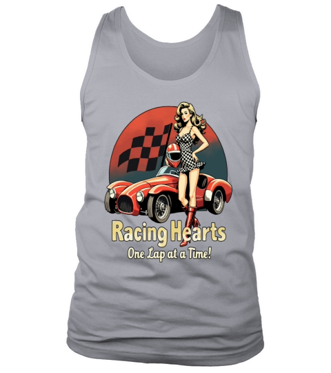 Racing Hearts One Lap at a Time Tank Top Unisex