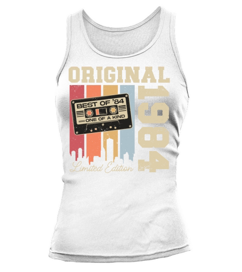 1984 Vintage Jahrgang Retro Geburtstag Tank top Woman