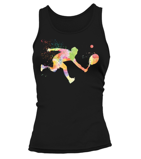 Funny Tennis Player Racket Tank top Woman