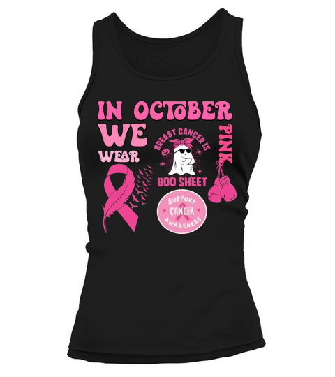 In October We Wear Pink Tank top Woman