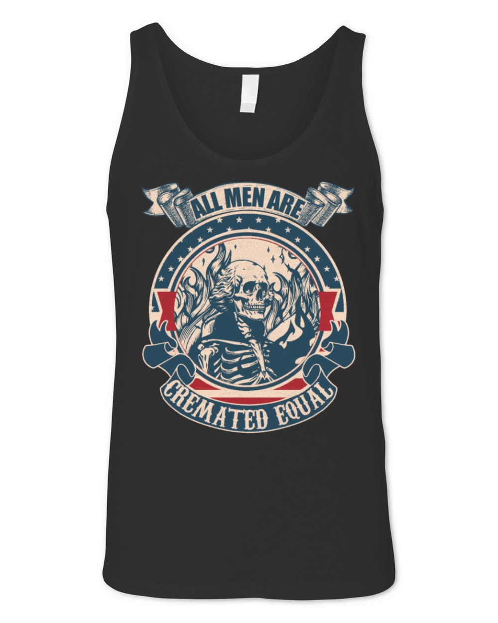 All men are cremated equal vintage Unisex Jersey Tank