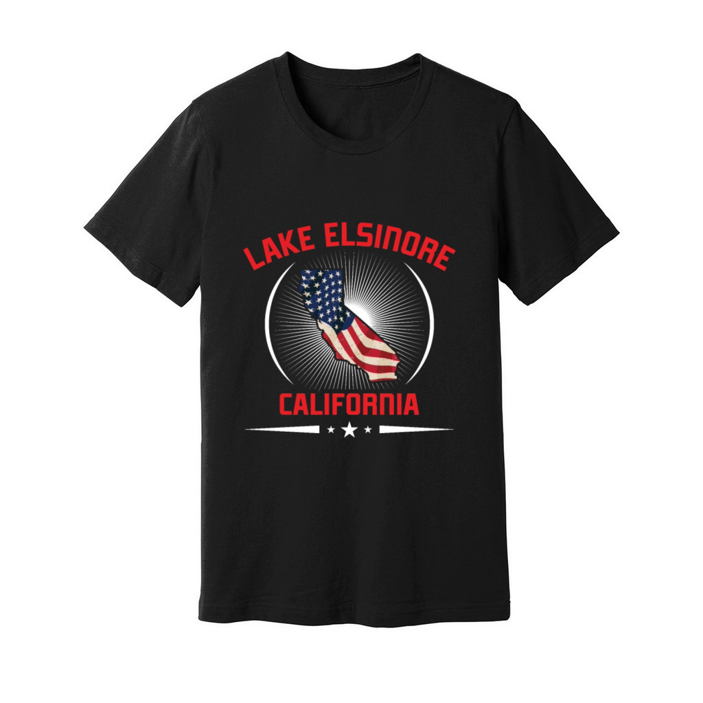 LAKE ELSINORE CALIFORNIA Nevada Lake Elsinore Unisex Jersey Tee