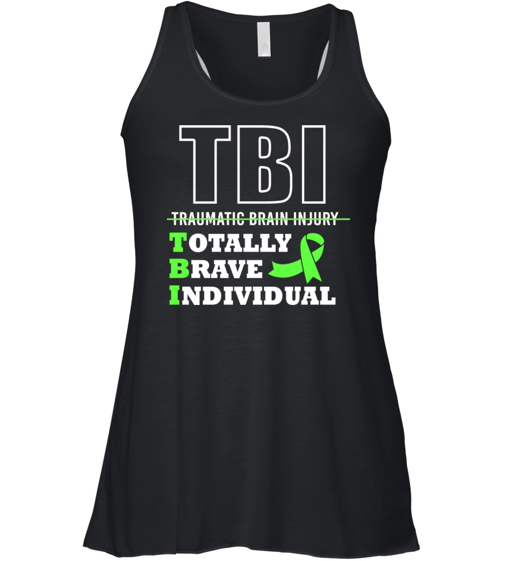 Totally Brave Individual Traumatic Brain Injury Women's Flowy Tank Top