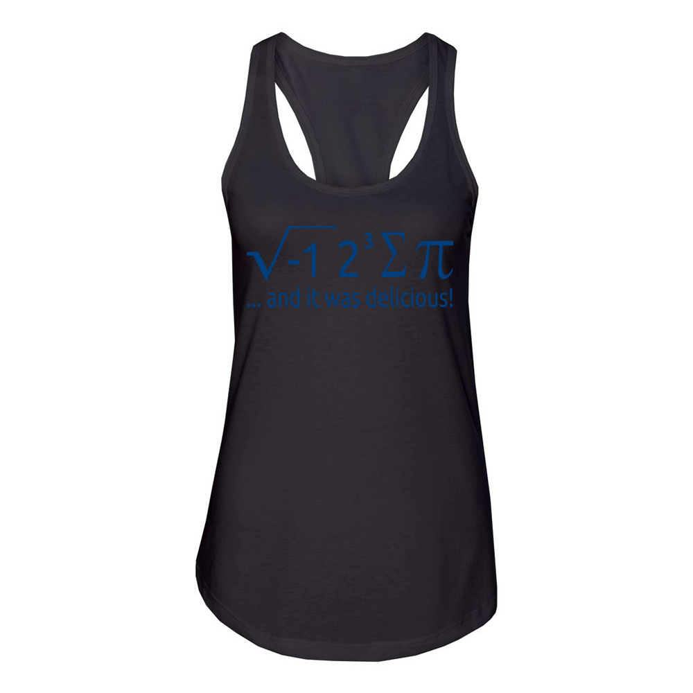I Ate Some Pie And It Was Delicious 8 Pi Day 2WH3 Women's Racerback Tank