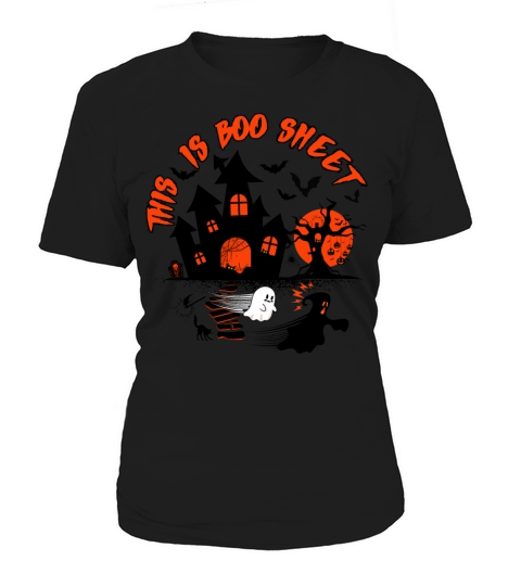 This Is Boo Sheet Funny Halloween retro Vintage Gh Women's T-Shirt