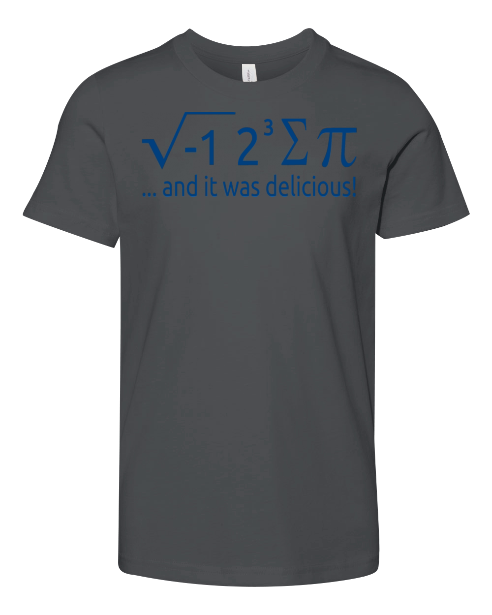 I Ate Some Pie And It Was Delicious 8 Pi Day 2WH3 Youth Unisex Jersey Tee
