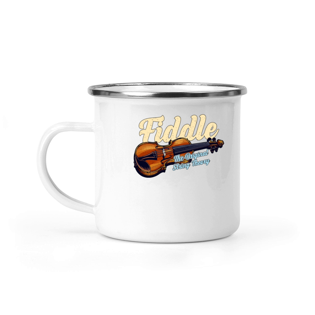 Fiddle The Original String Theory Country Music Camping Mug