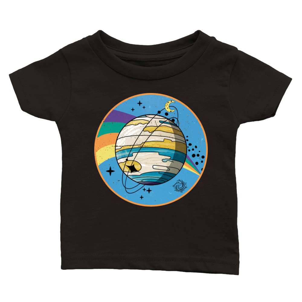 Jupiter - Planet Vintage Classic Baby Crewneck T-shirt