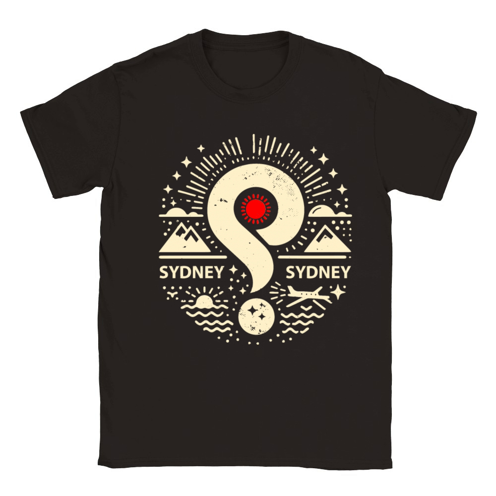 Sydney Adventure Graphic Tee Classic Kids Crewneck T-shirt