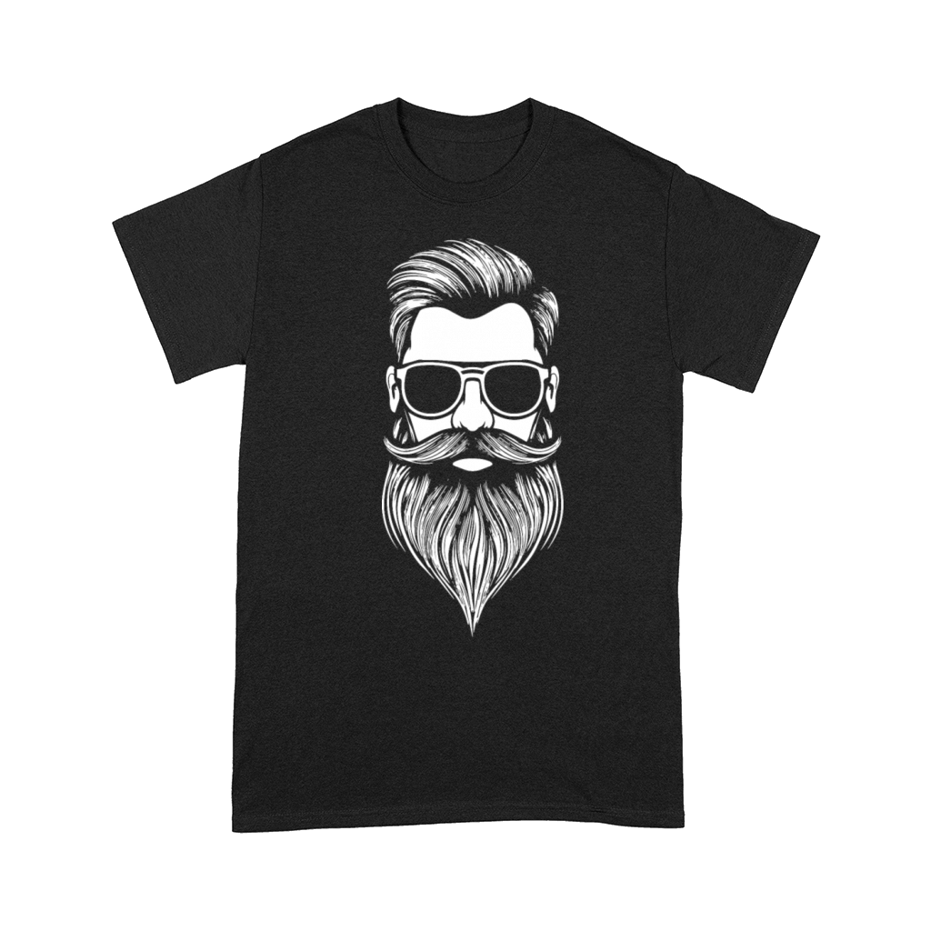 a Bearded and mustachioed mans face Comfort T-shirt