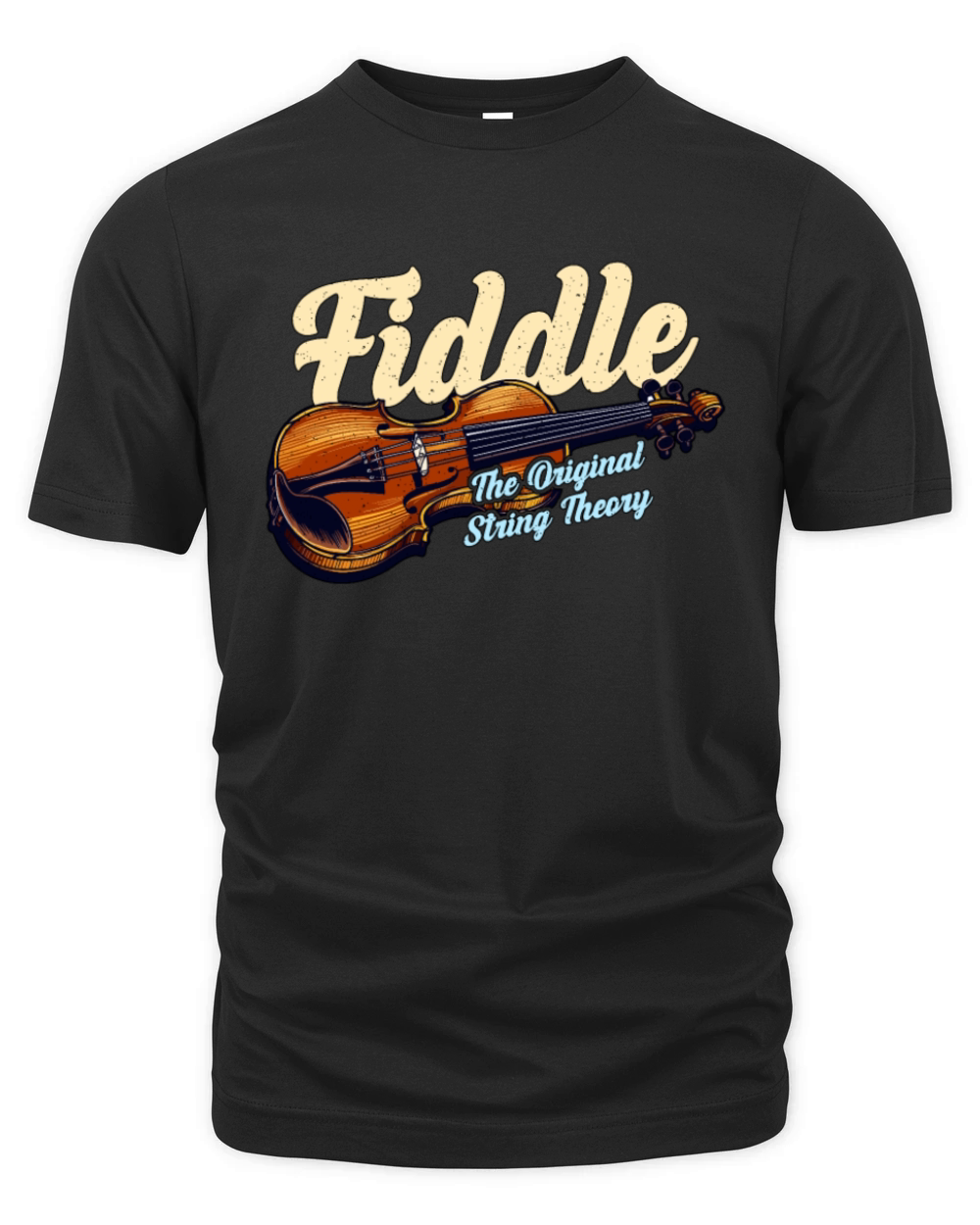 Fiddle The Original String Theory Country Music Organic Unisex T-shirt