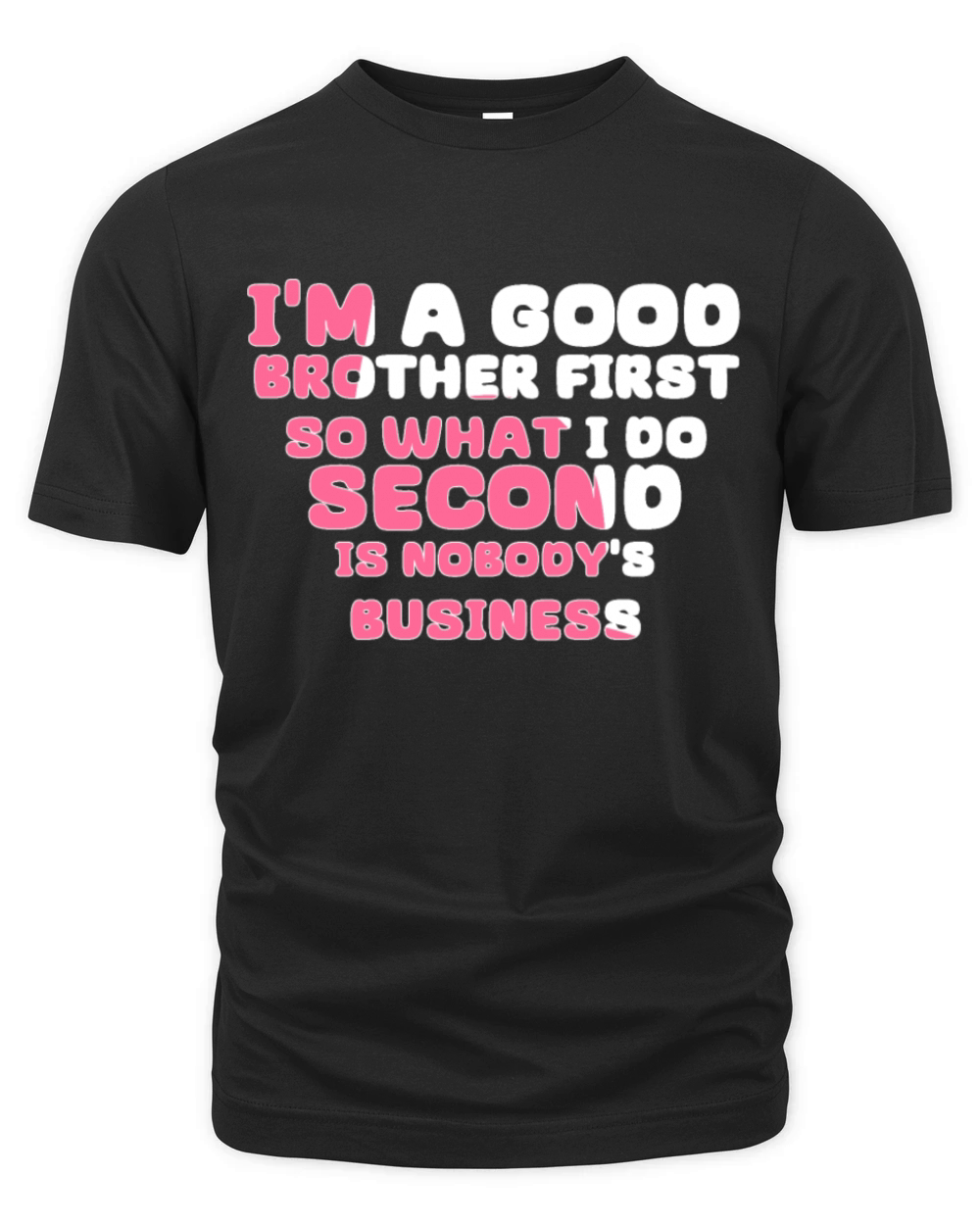 Im a good brother first so what I do second is no Organic Unisex T-shirt