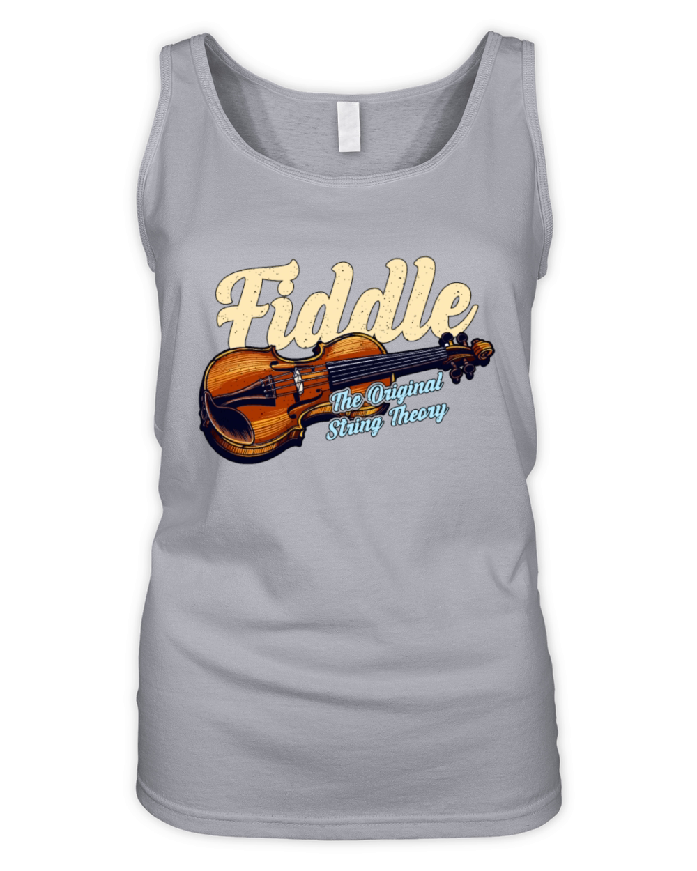 Fiddle The Original String Theory Country Music Organic Women's Tank Top