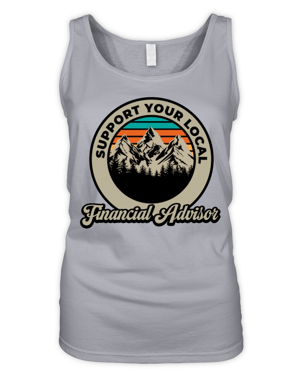 Financial Advisor Organic Women's Tank Top