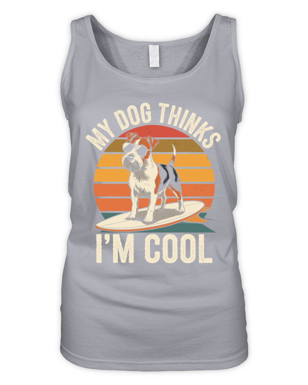 Yorkshire Terrier My Dog Thinks Im Cool Yorkie Organic Women's Tank Top