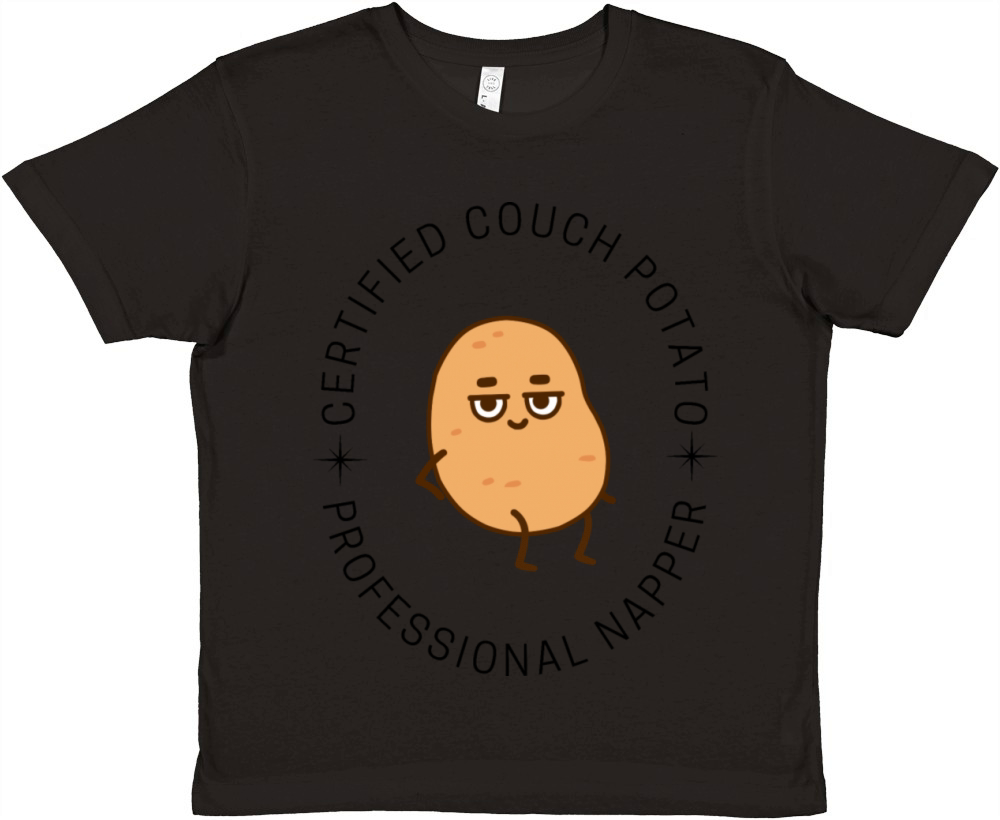 Certified couch potato professional napper Premium Kids Crewneck T-shirt
