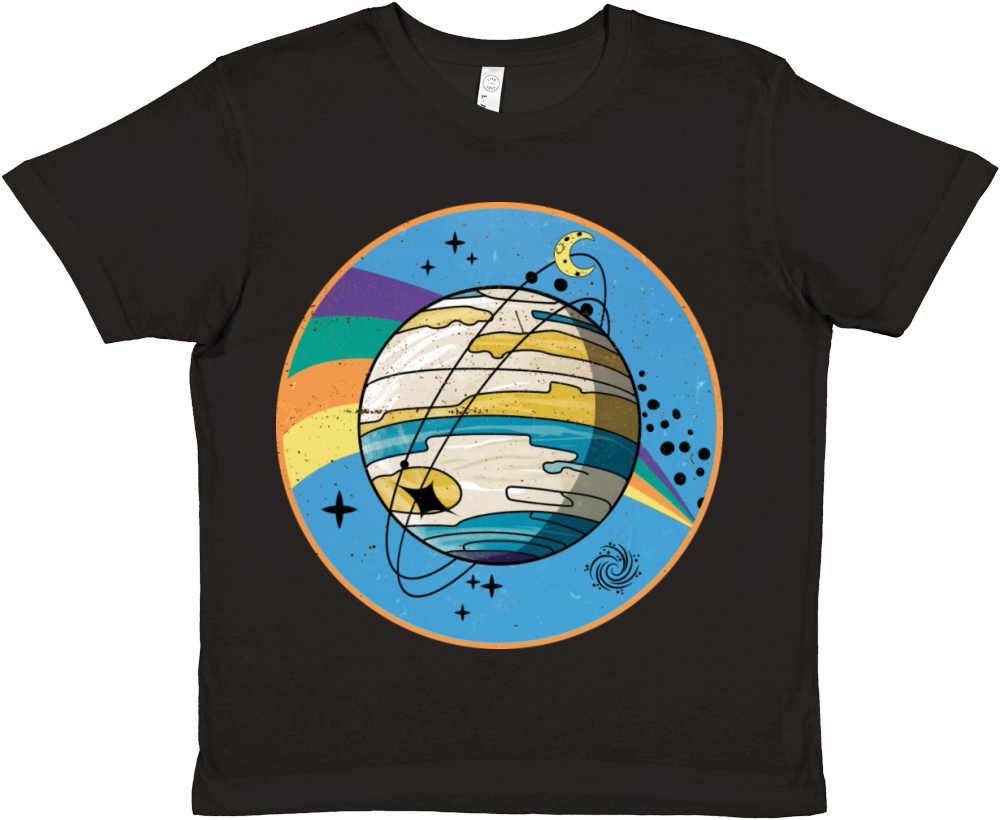 Jupiter - Planet Vintage Premium Kids Crewneck T-shirt