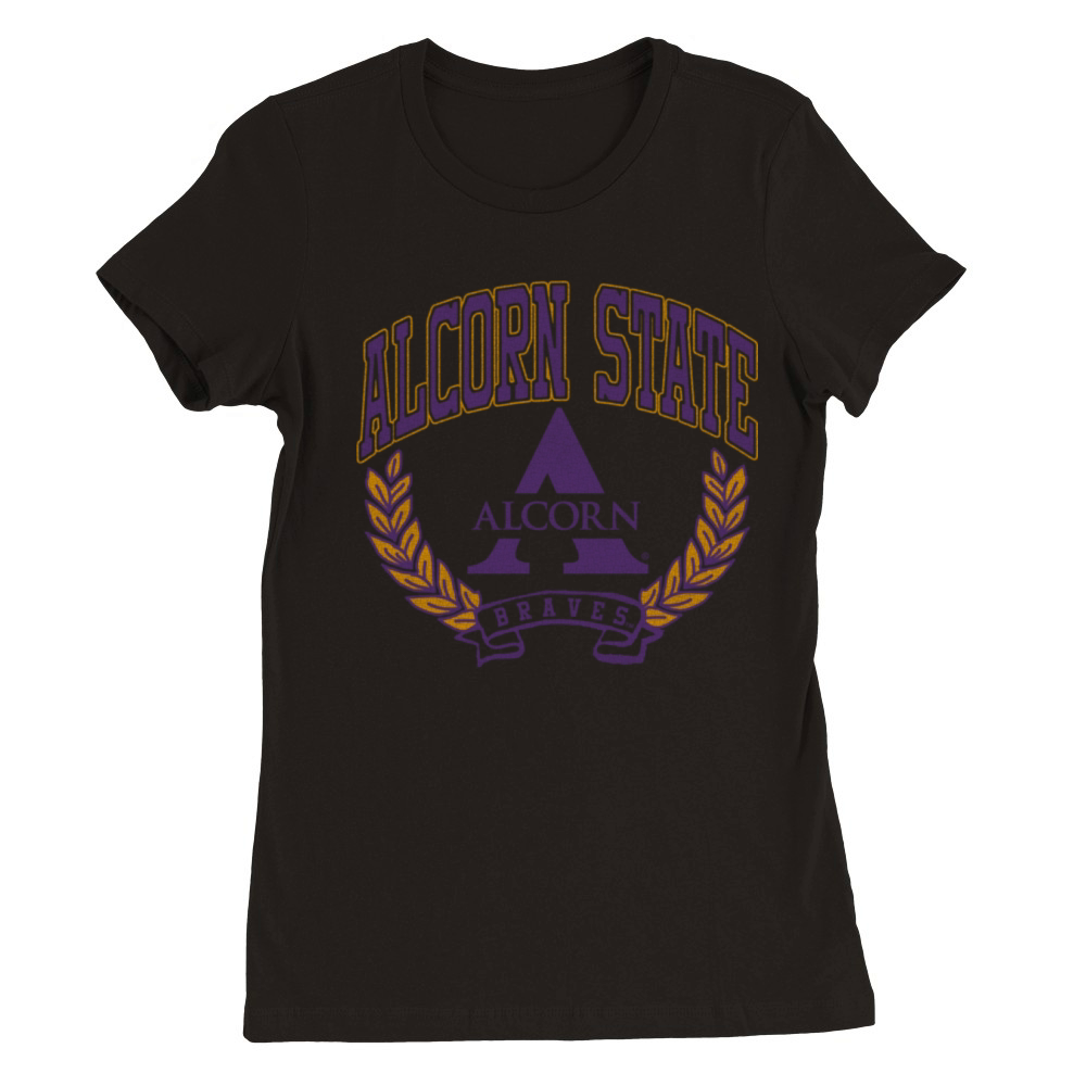 Alcorn State Braves Victory Vintage Premium Womens Crewneck T-shirt