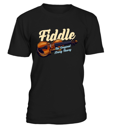 Fiddle The Original String Theory Country Music T-Shirt Unisex